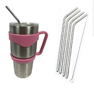 2X Premium reusable yeti straws stainles